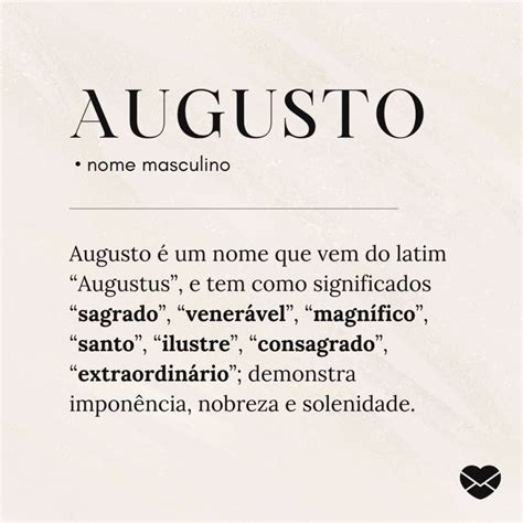 significado do nome augusto-1